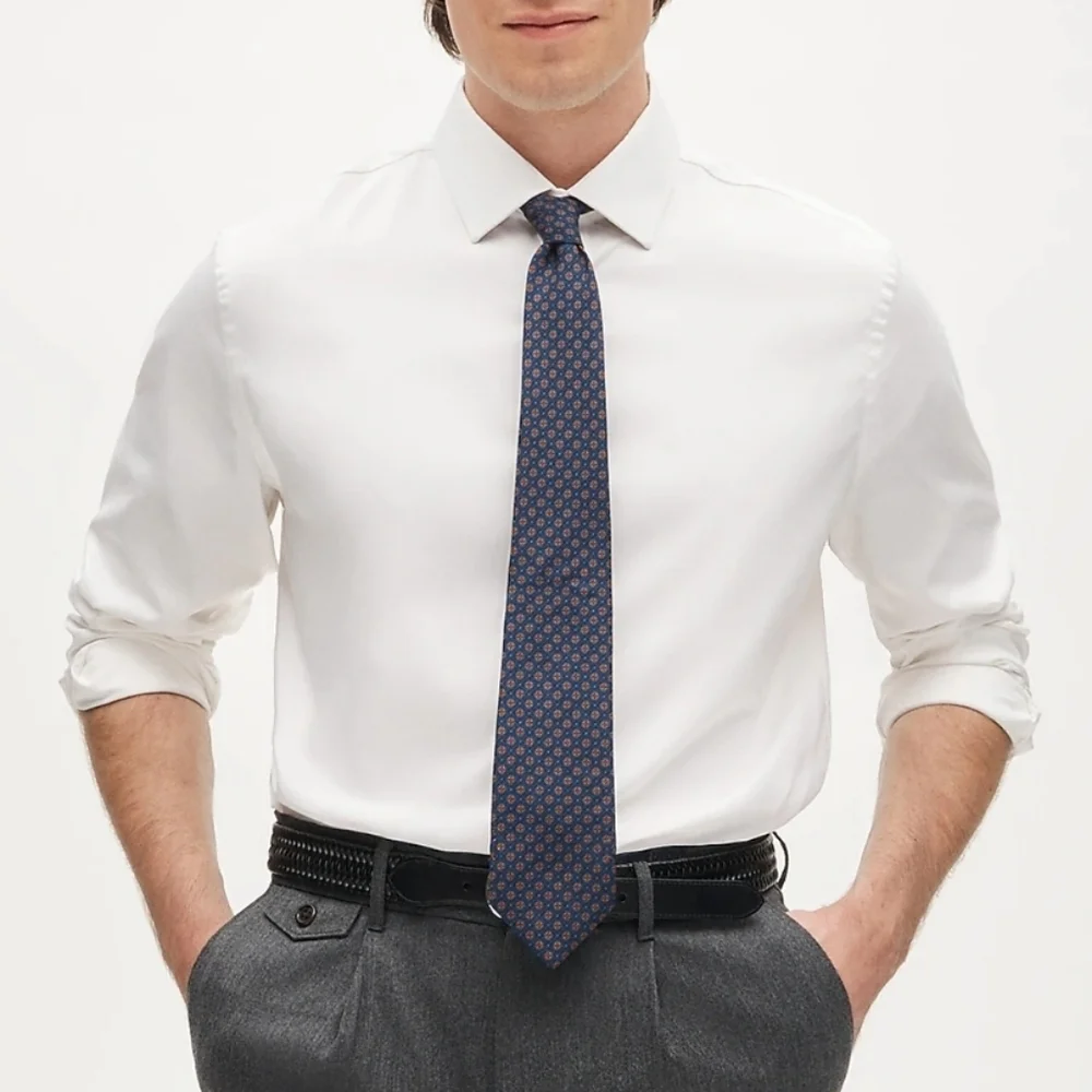J. Crew Bowery Performance Stretch Dress Shirt With Spread Collar